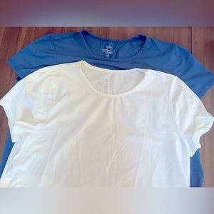 Bundle of two JJill Progress Shirttail Tees size Medium